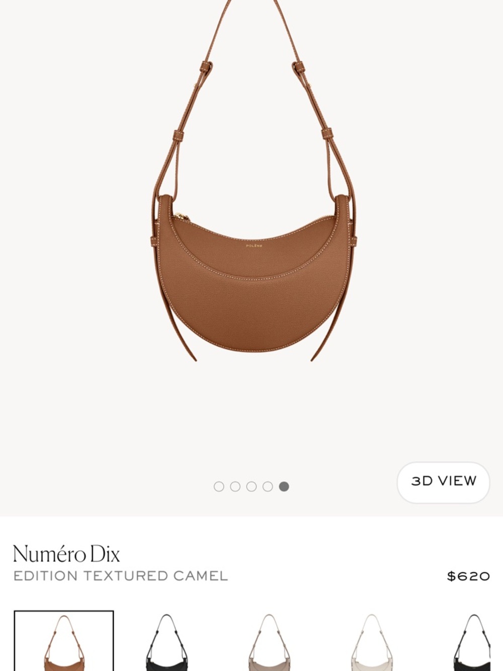 Polene Paris Numero Dix in camel